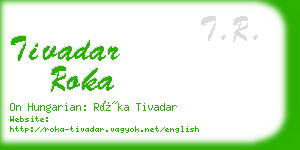 tivadar roka business card